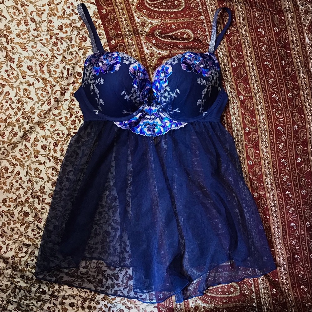VS Embroidered Lingerie dress
